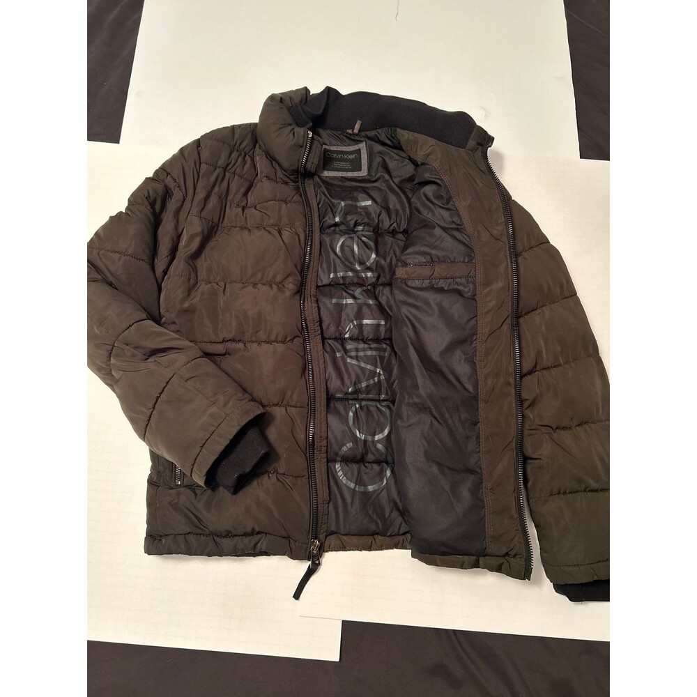 Calvin Klein Men's Black Puffer Jacket - Small